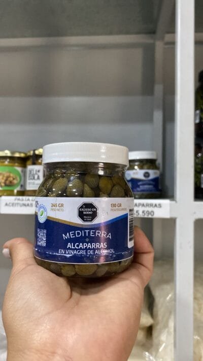 Alcaparras en vinagre - 245g - MEDITERRA